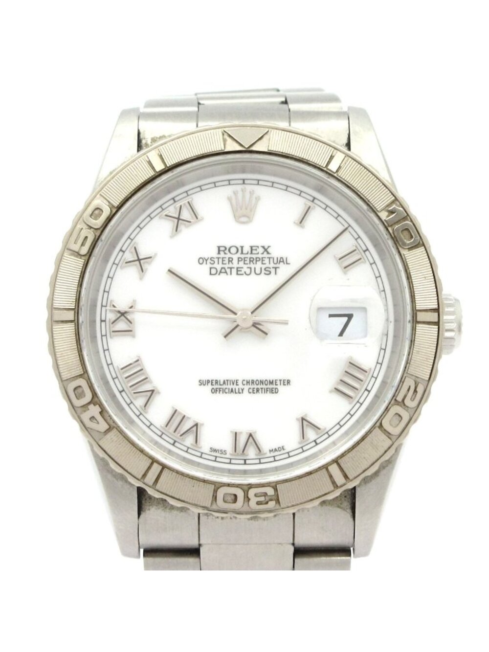 Rolex Watch Datejust Thunderbird Remainder SS White